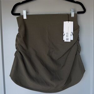 Zara Khaki Mini Skirt